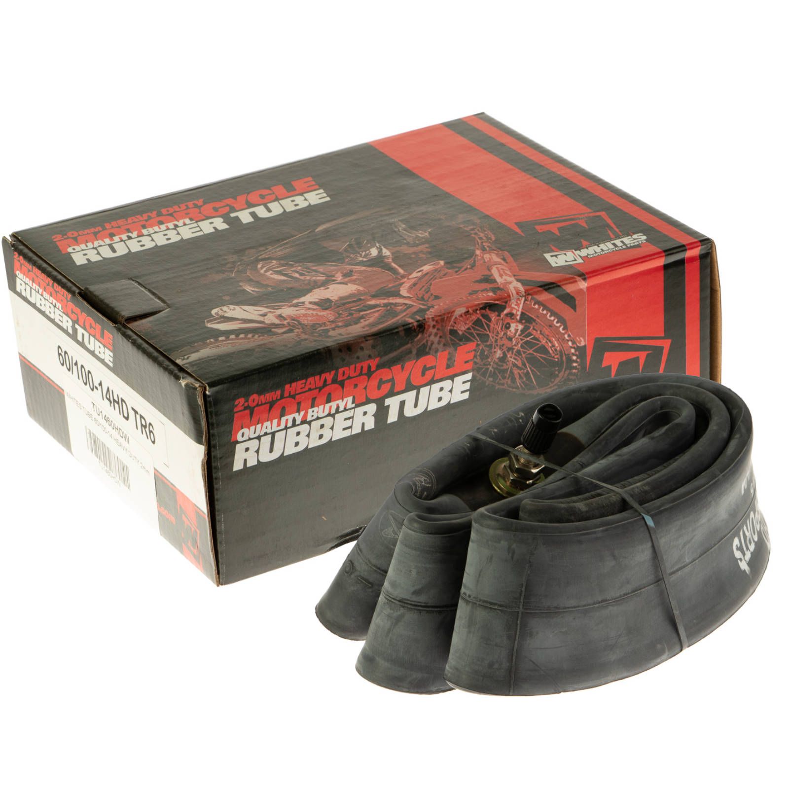 WHITES TUBE 60/100-14 HEAVY DUTY 2mm - Image 1