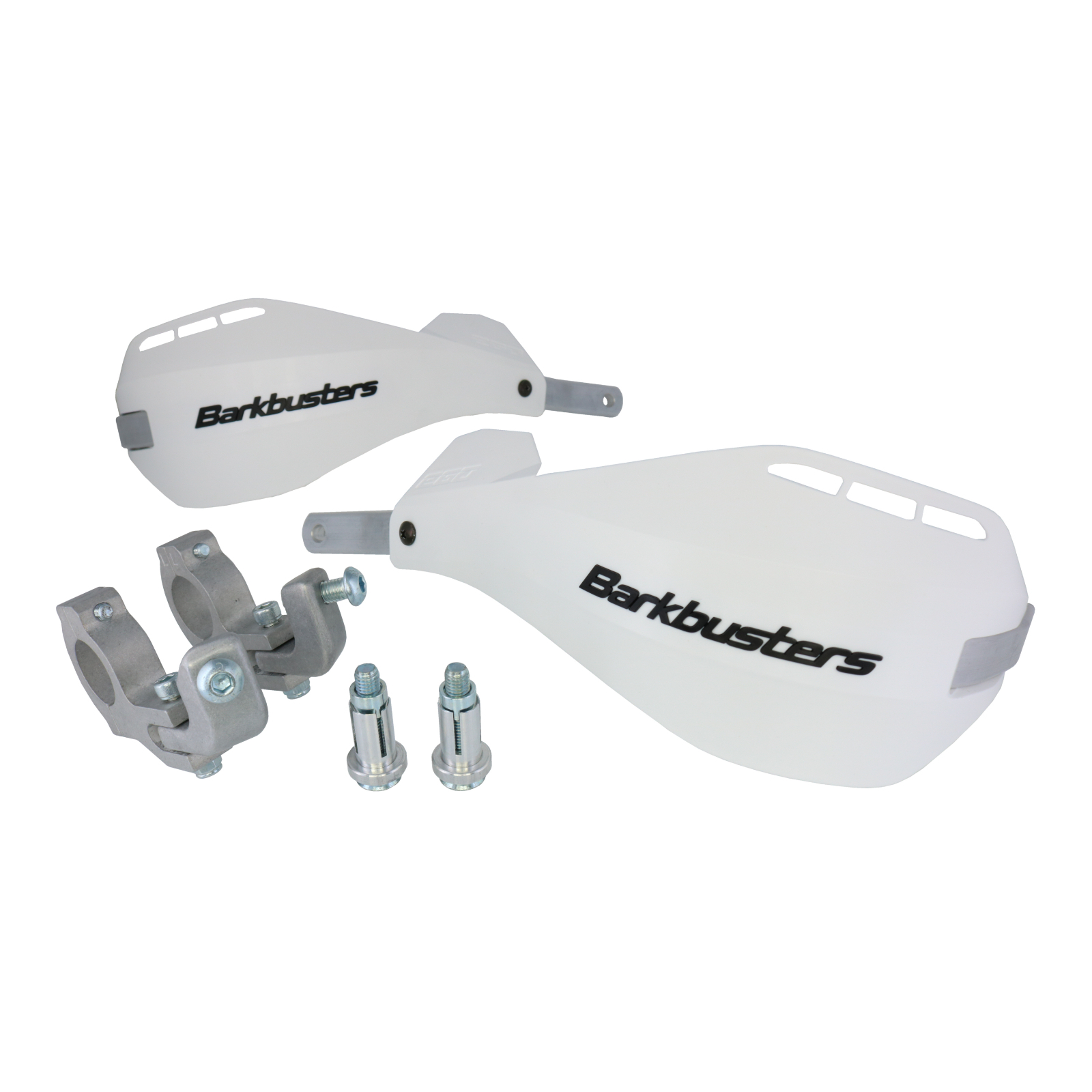 Barkbusters Ego Handguard with Multi Fit Clamps - White - Image 1