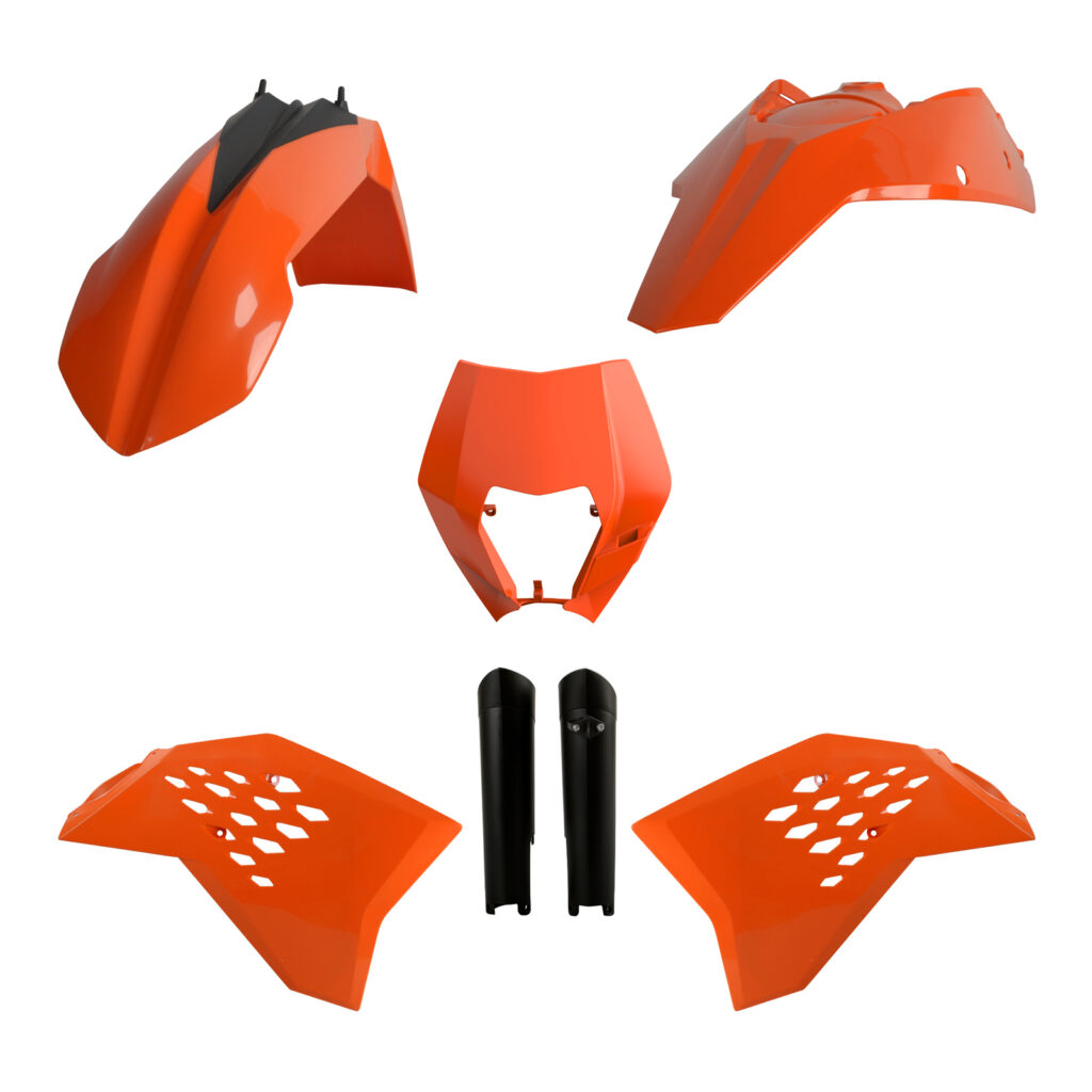 Polisport Full Kit KTM EXC/EXC-F/XC-W/XCF-W ('08-'11) - OEM '10 Orange