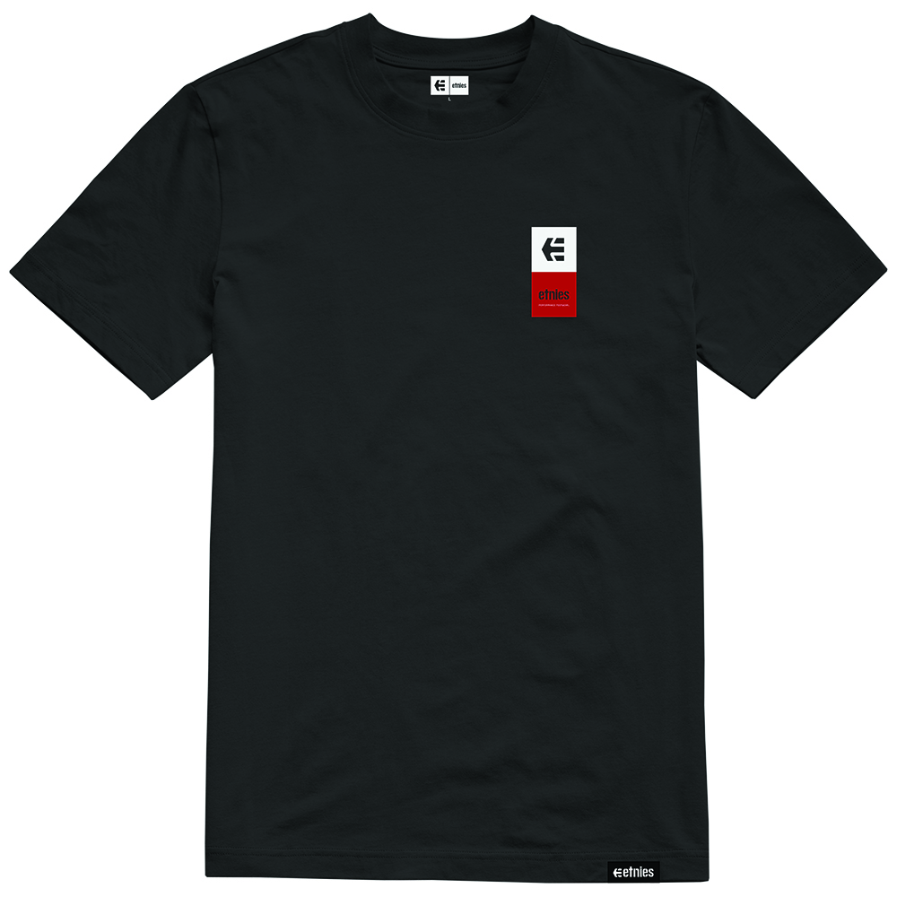 EBLOCK STACK TEE [BLACK] M