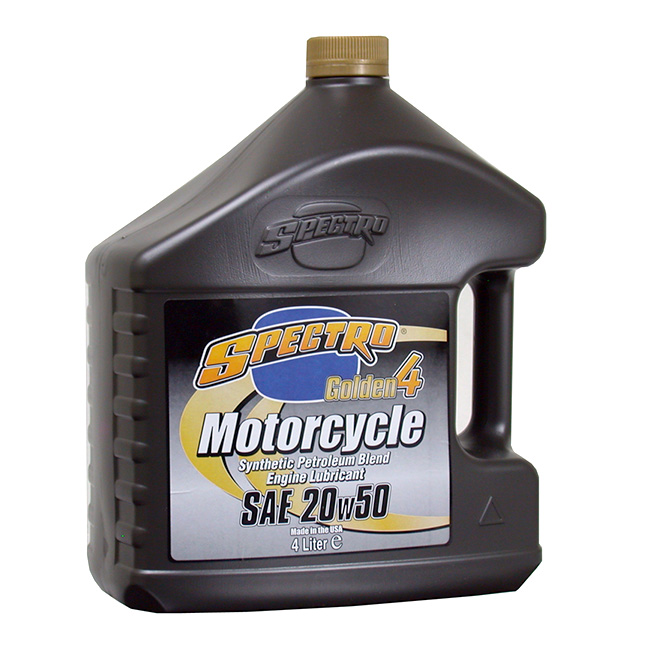Spectro 20w50 4L Golden 4 Semi Syn Engine Oil (JASO MA)