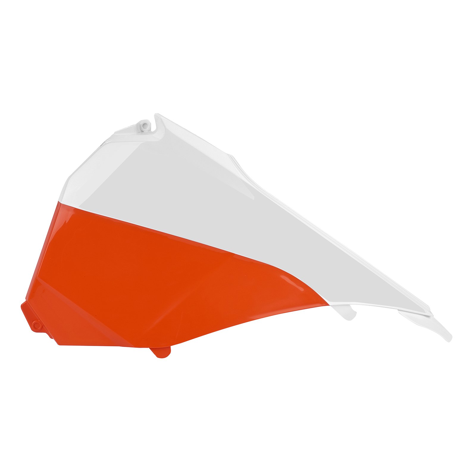 AIRBOX COVERS KTM SX/SXF 13-16 WHT/ORG - Image 1