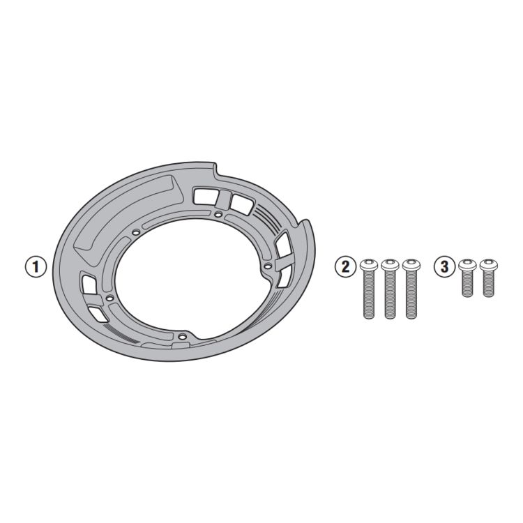 Tanklock flange Givi For Kawasaki Versys 650