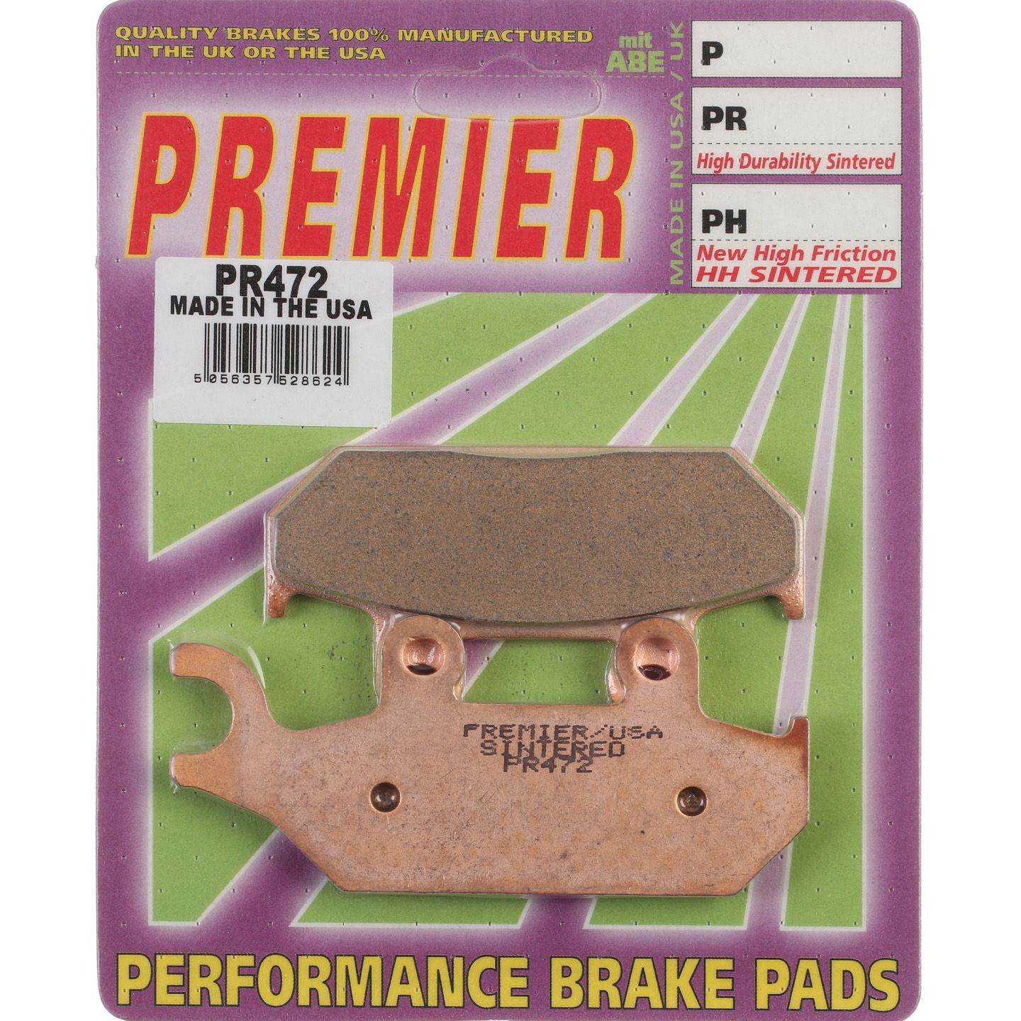 PREMIER BRAKE PADS FULL SINTERED YAM Viking - Image 1