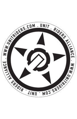 Unit Spark Small Sticker White