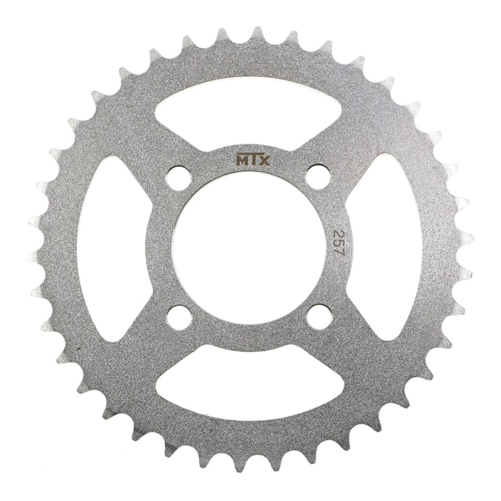 SPKT REAR OE STEEL 257 38T #420