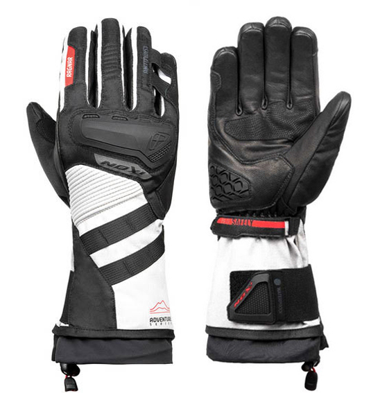 Ixon Pro Rangnar Adventure Gloves Black/Grey/Red