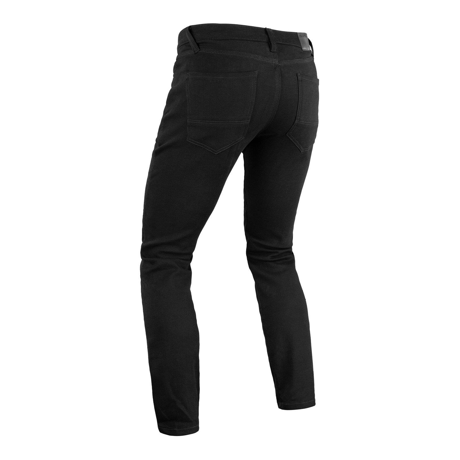 Oxford AA Super Stretch Men's Jean Slim Short Black - Image 2