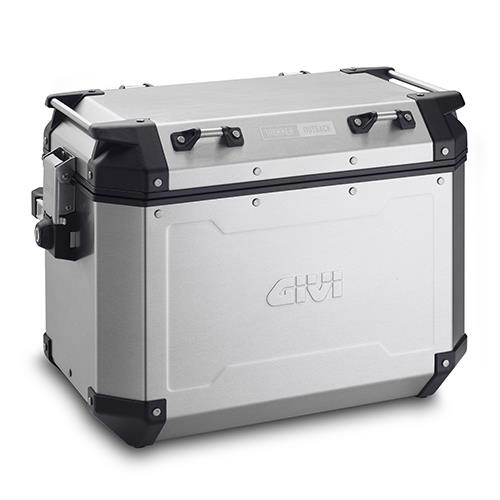 Givi Trekker Outback Cam-Side Panniers 37LT Right / 48LT Left Alu Silver