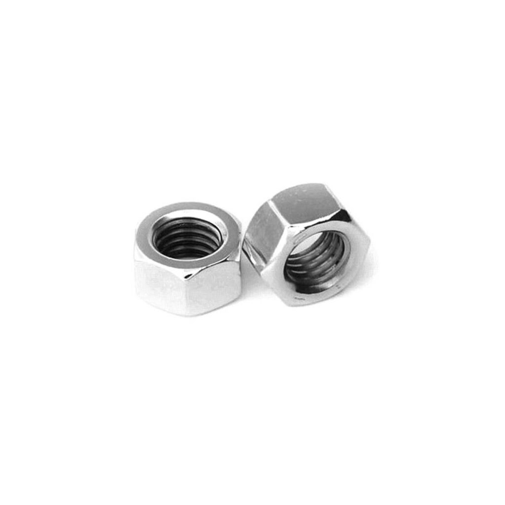 WHITES NUT PLAIN 12mm 17mm AF PKT=50 (thrd pitch 12 x 1.25)