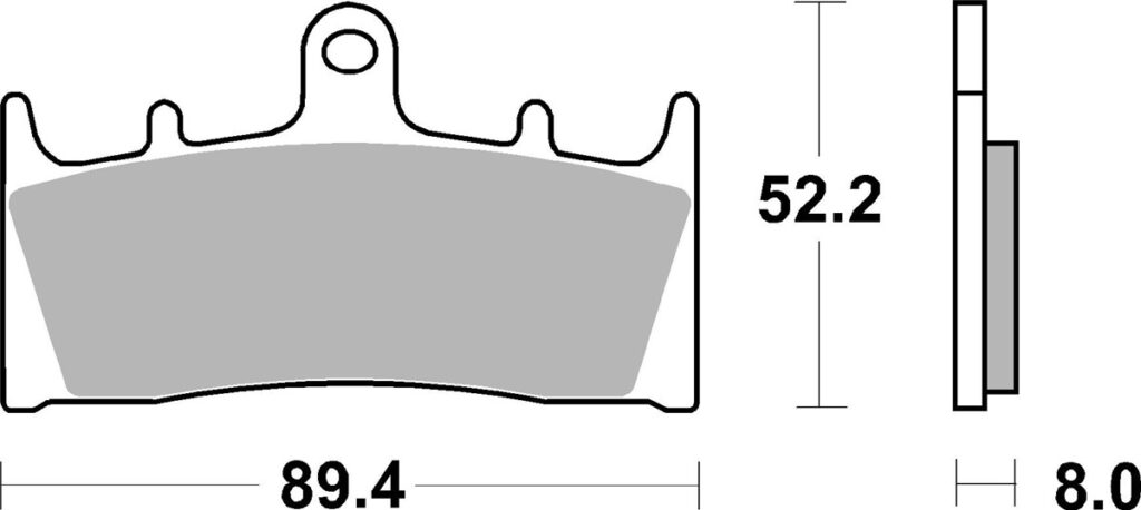 SBS 686HS Front Brake Pads