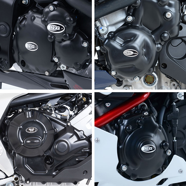 Engine Case Cover Kit 2pc Suzuki SV650X 18- R&G