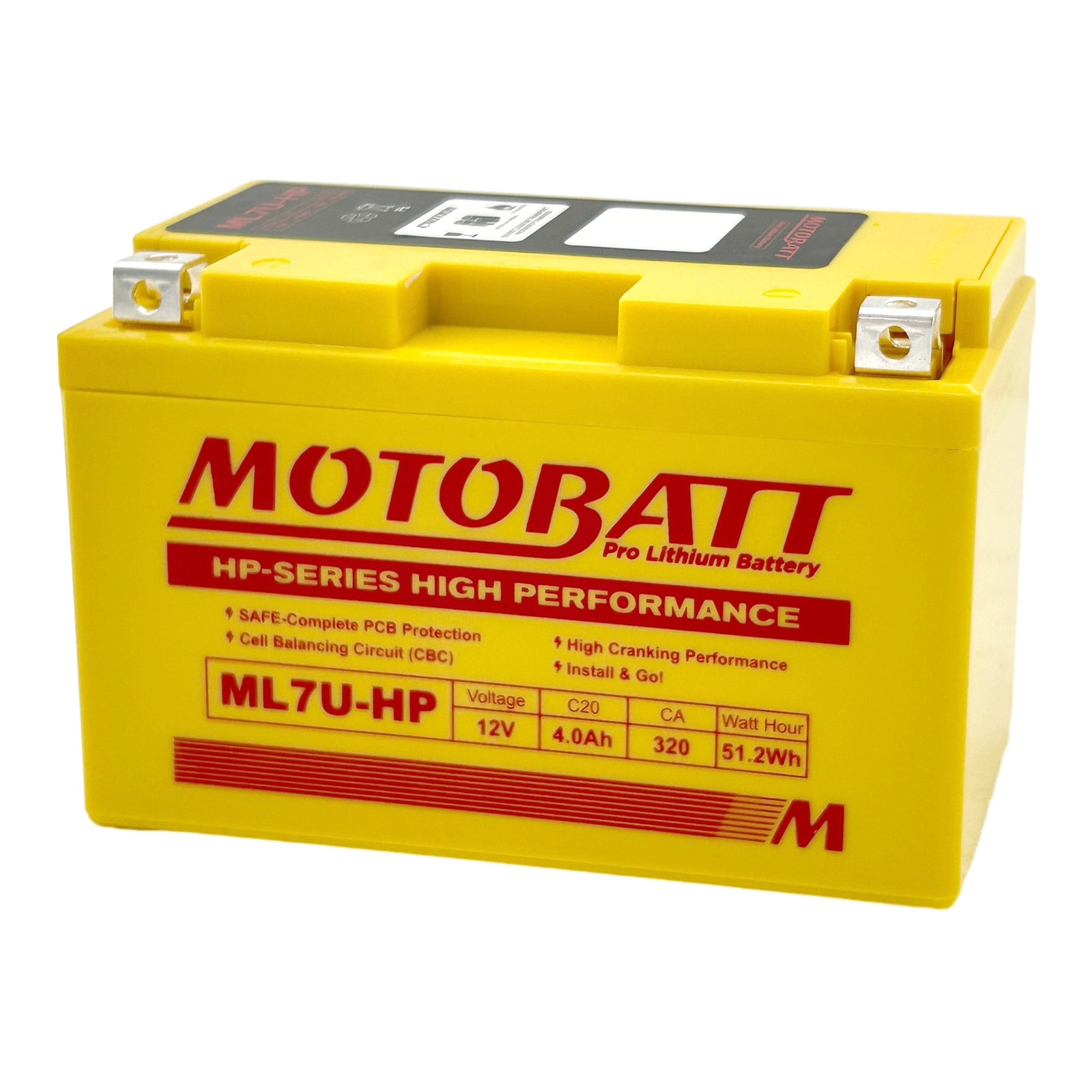 Motobatt Pro Lithium Battery ML7U-HP - Image 1