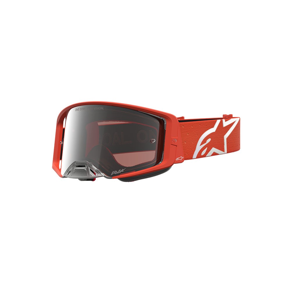 Alpinestars Supertech Vesta Motocross Goggles Orange/Silver Mirror Lens