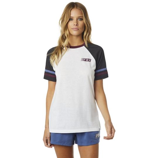 Tee Fox Runner Up SS Ladies White