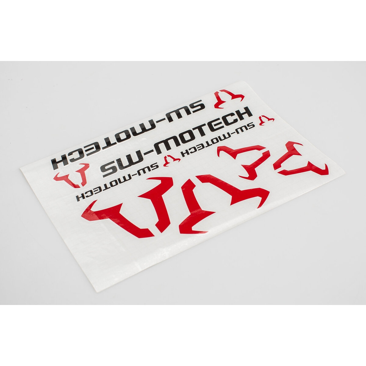 SW-MOTECH STICKER SHEET BLACK RED - Image 1
