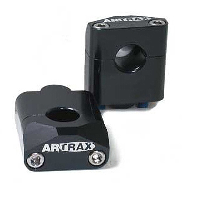 35mm risers 22.2 Std to Std Bar black Artrax [AC]