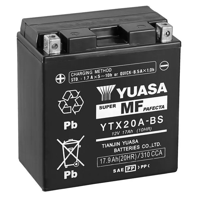 YTX20A-BS Non-DG Factory Sealed Battery^ Yuasa