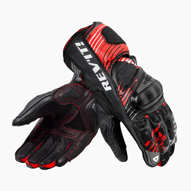 Rev'It Apex Gloves Neon Red-Black