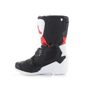 Alpinestars Tech-3S Kids MX Boots White/Black/Bright Red - Image 3