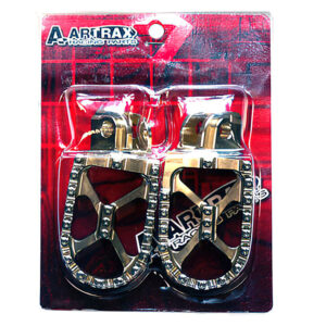 Honda CR/CRF MX foot pegs alloy 56mm wide Artrax [] - Image 2