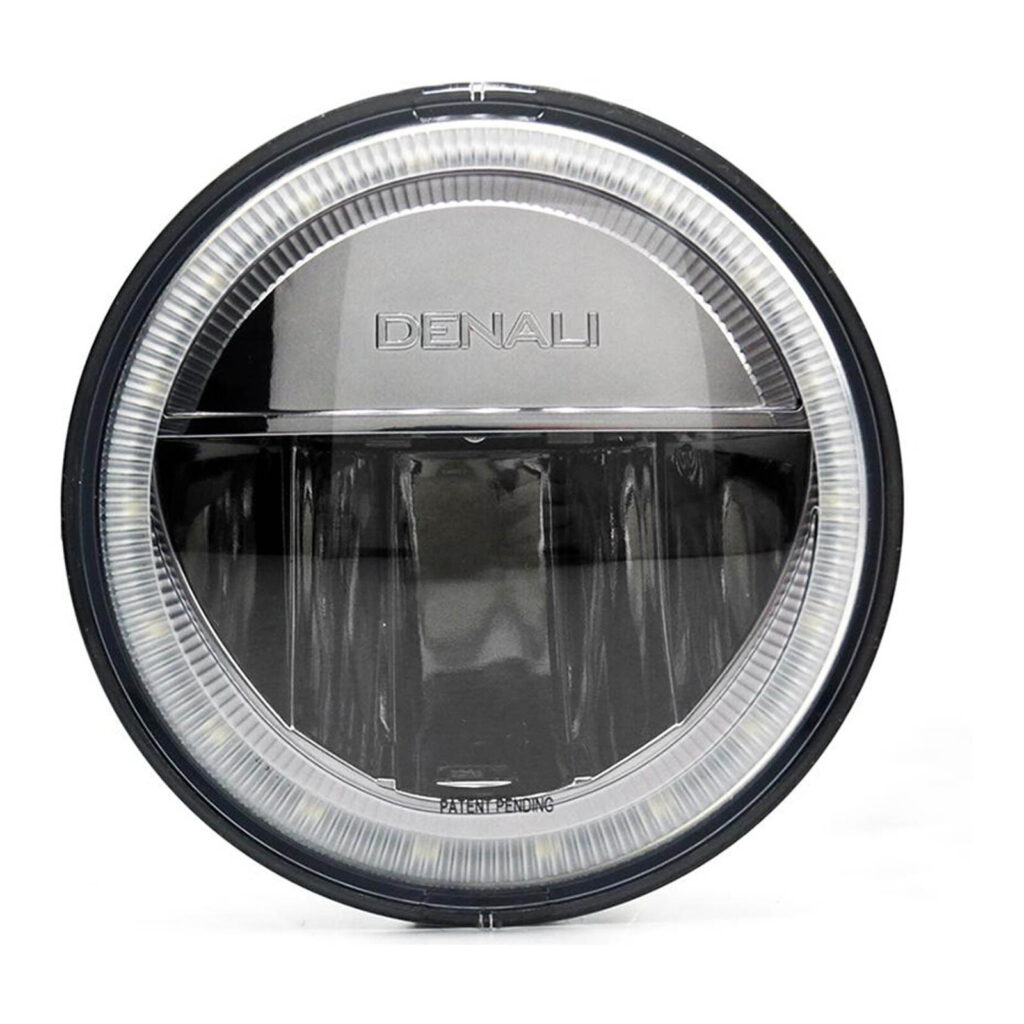 Denali M4 LED Passing Lamp Modules (PR) 4.5" Round - Black Chrome