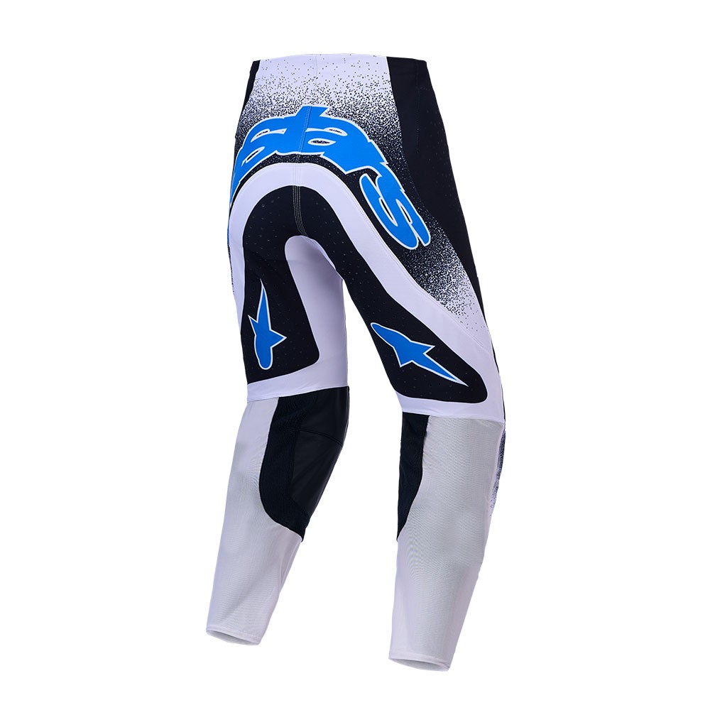 Alpinestars Supertech Hiten AFD Motocross Pants Black/Light Lilac/Blithe Blue