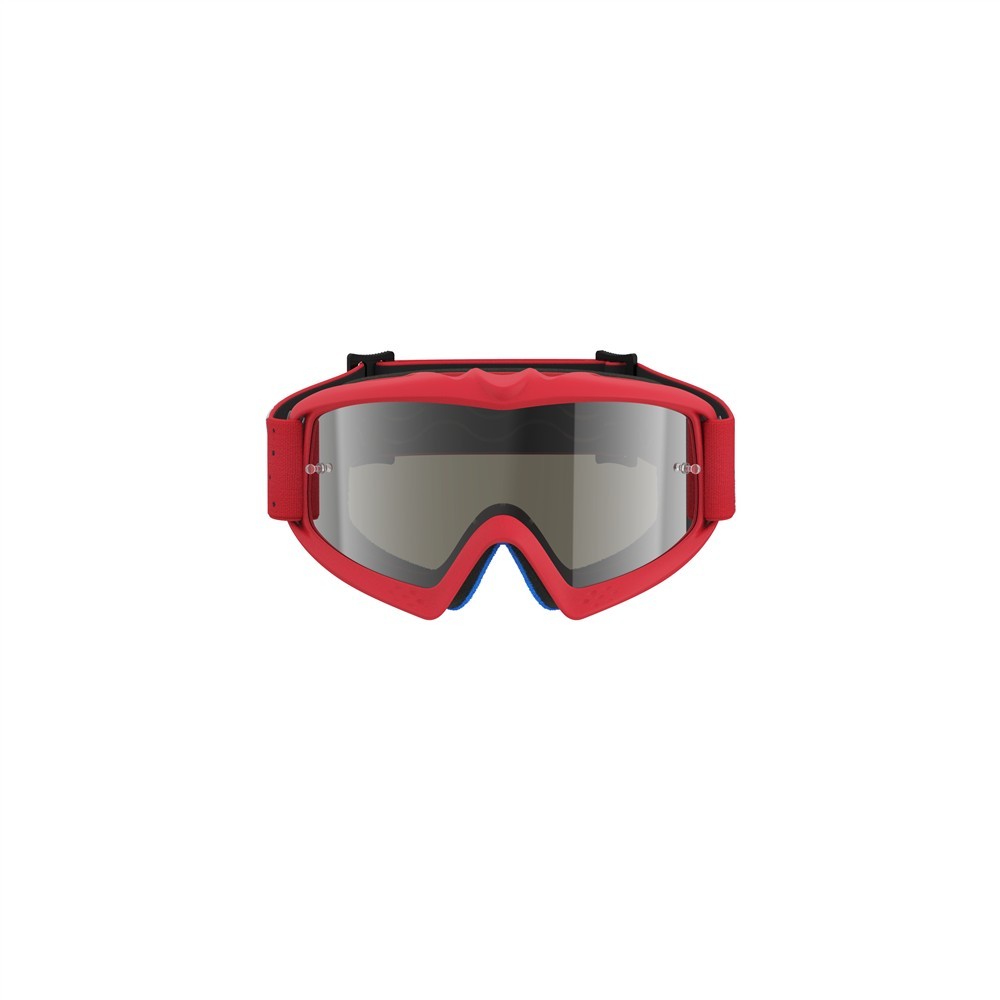 Alpinestars Vision Vesta Motocross Goggles Youth Red/Chrome Mirror Silver Lens