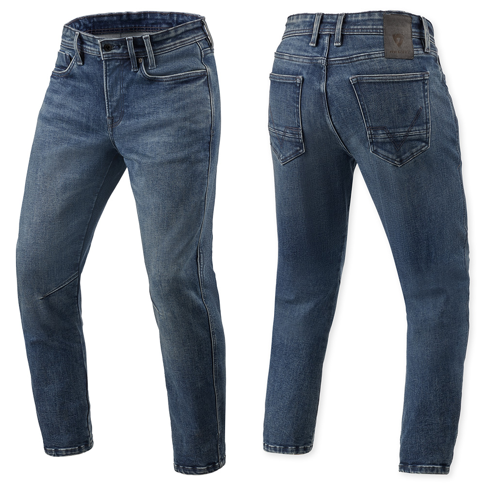 REV'IT! Detroit 3 TF Jeans Std Leg Dark Blue Used