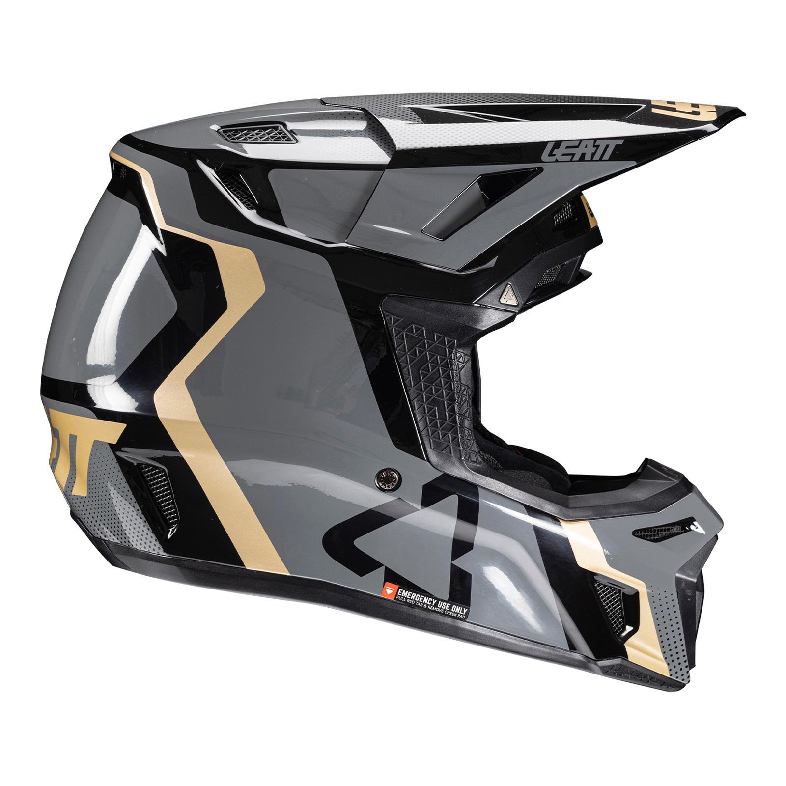 Leatt 8.5 Motocross Helmet Kit - Black - Image 3
