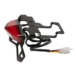 DRC Edge Tail Light Holder Kit with Red Lens - Kawasaki KLX230 (2020+) - Image 2