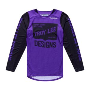 Troy Lee Designs GP Pro Air Locked Motocross Jersey Neo Purple - Image 3