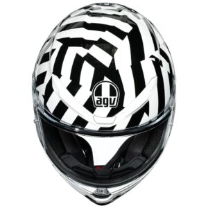 Road Helmet AGV K-6 Secret Black/White - Image 3