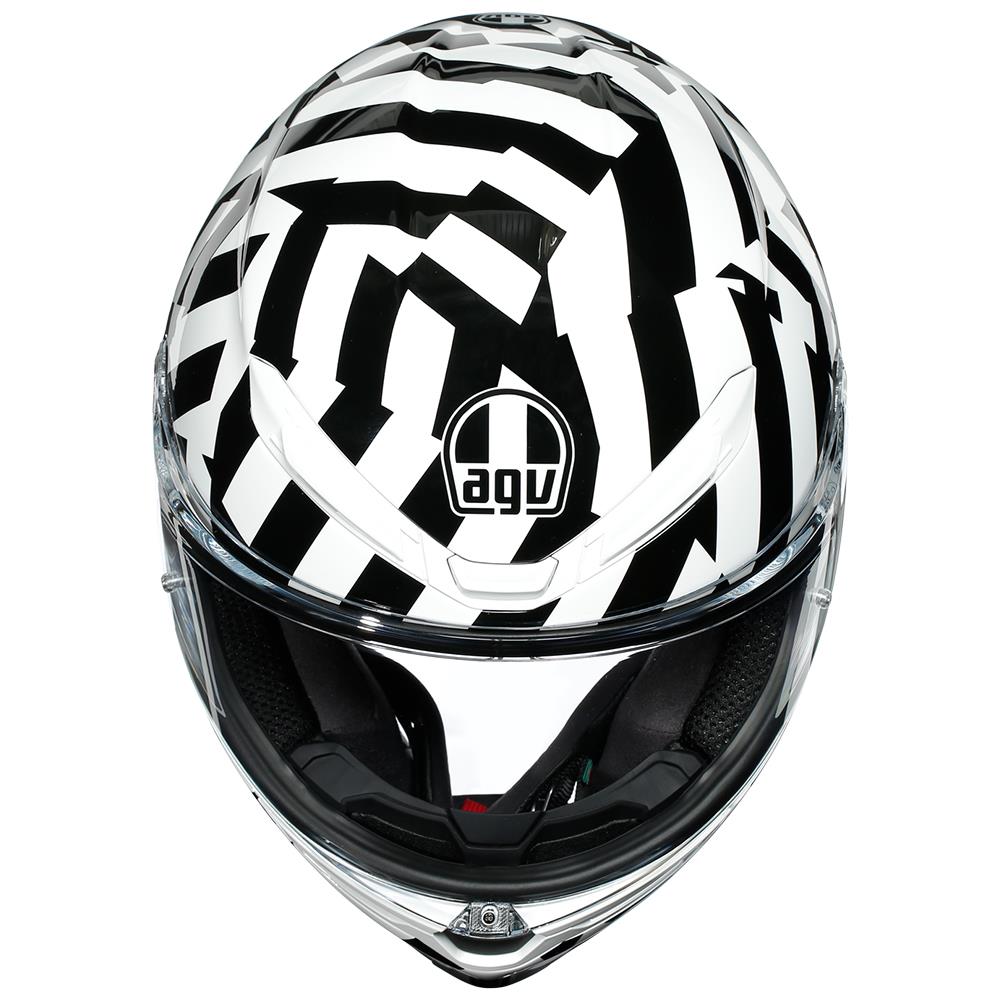 Road Helmet AGV K-6 Secret Black/White