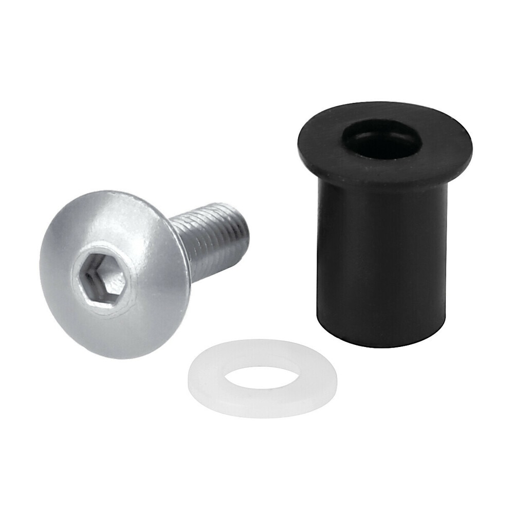 LAMPA SCREEN FIT KITS RUBBER NUT KITS WITH SCREW & WASHERS M5 10 PCS SILVER