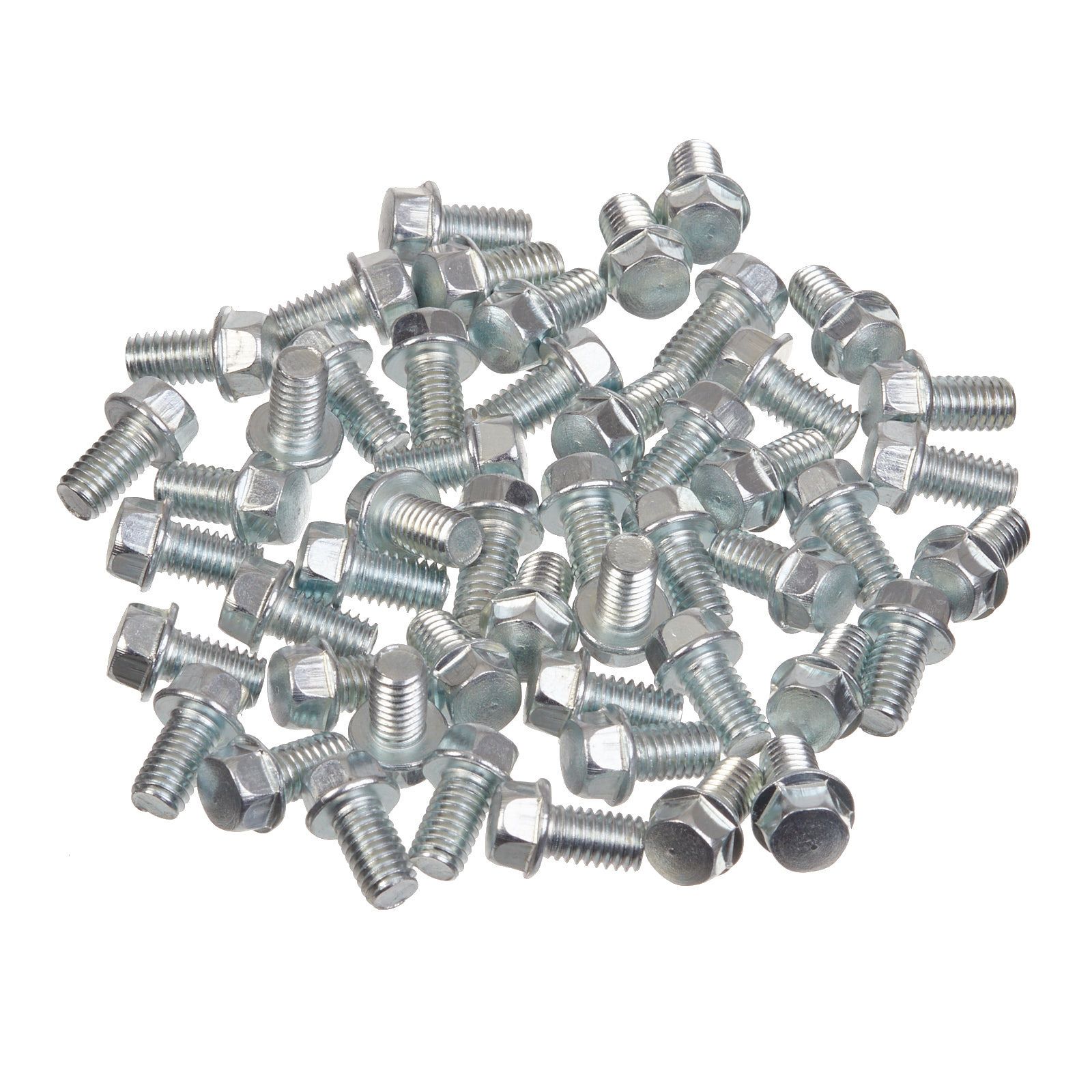 WHITES FLANGE BOLT (8mm HEAD) AF PKT=50 (thrd pitch 6 x 1.0) - Image 1