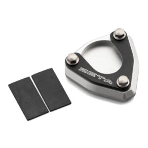 Zeta Side Stand Extender Black/Silver Husqvarna 701 Enduro '17-, KTM 690 Enduro - Image 1