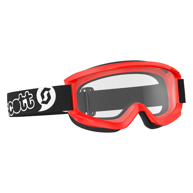 Agent Goggle Red Clear Lens Scott Youth