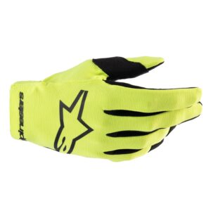 Alpinestars Radar Motocross Gloves Yellow Fluo/Black - Image 1