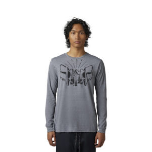 Fox The Format Tech Tee Heather Graphite - Image 1