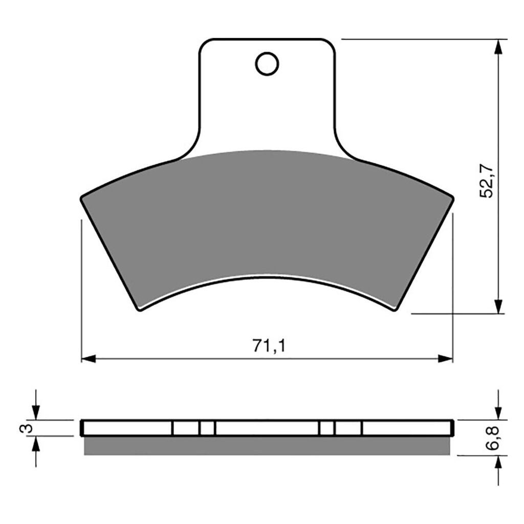 BRAKE PADS GOLDFREN OFFROAD RACING GF179 - K5 ( PR257 )