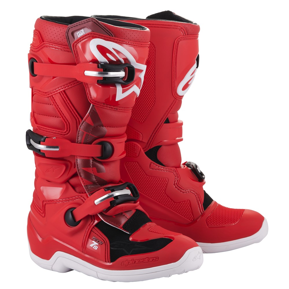 Alpinestars Tech-7S Red Motocross Boots