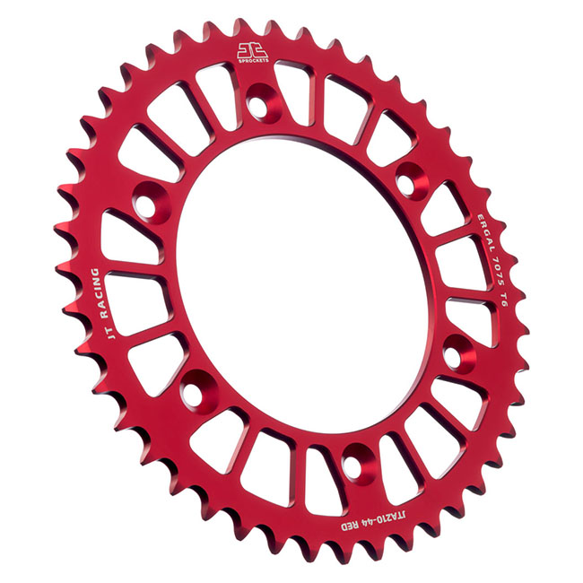 Rear Sprocket 51T Racelite Aluminium racing 7075 T6 ERGAL Red