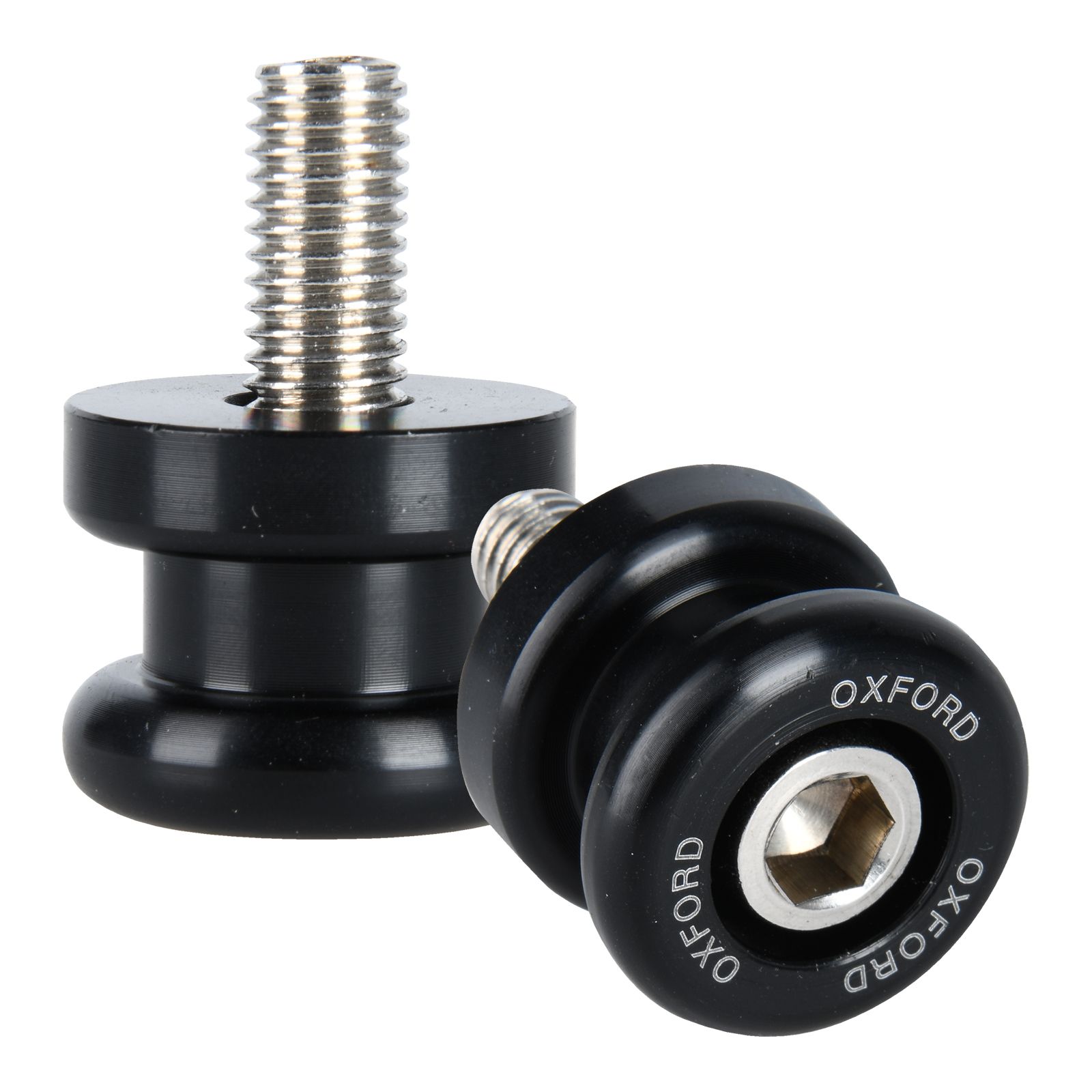 OXFORD STAND BOBBINS M12 (1.25 THREAD) SIL  (NEW) - Image 1