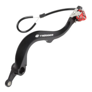 Zeta Trigger Brake Pedal Kawasaki KX450/F '16-20 Red - Image 3