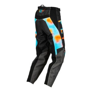 Fly F-16 Motocross Pants Ladies Grey/Pink/Blue - Image 3