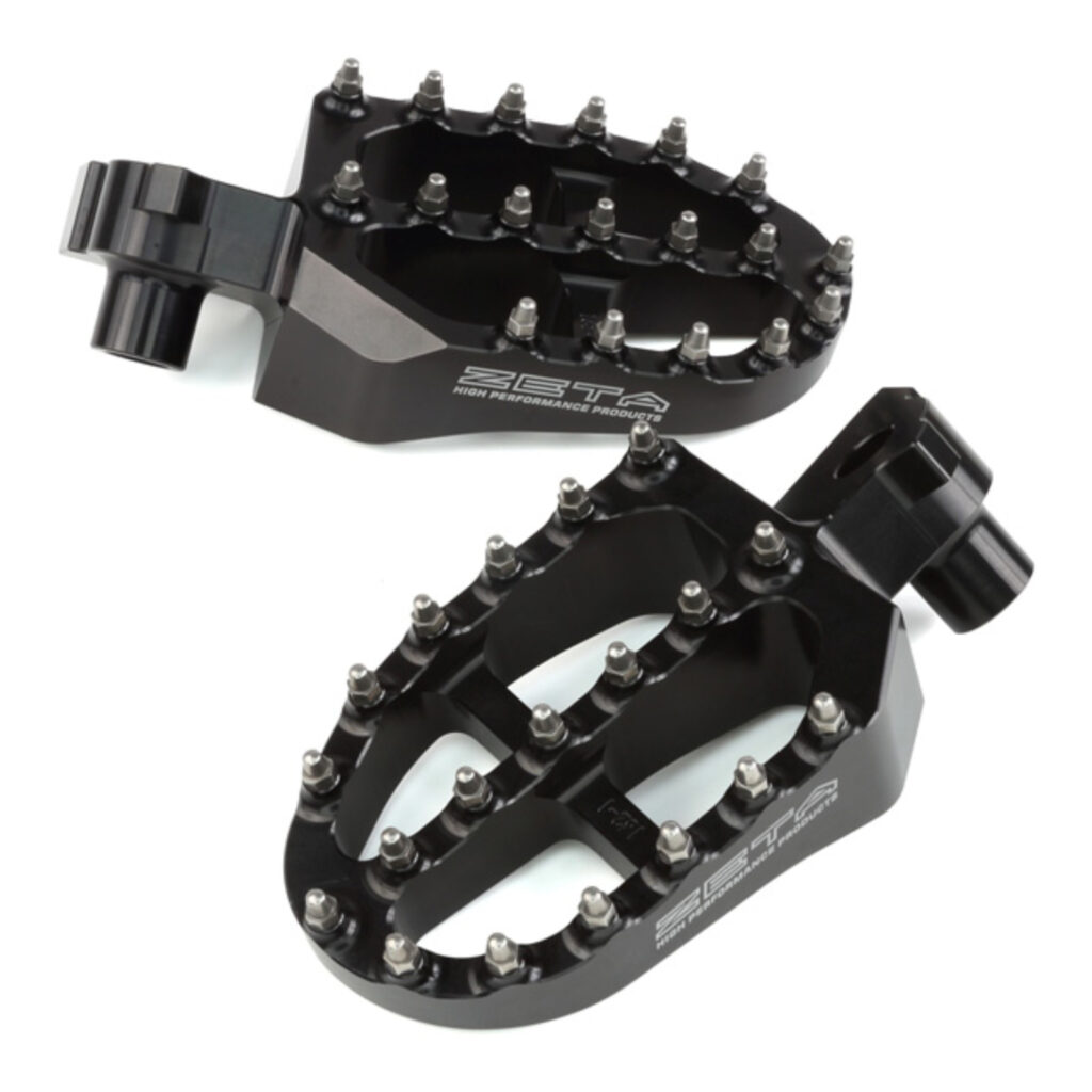 Zeta Aluminium Footpegs YZF 250-450 / YZ125-250 - Black