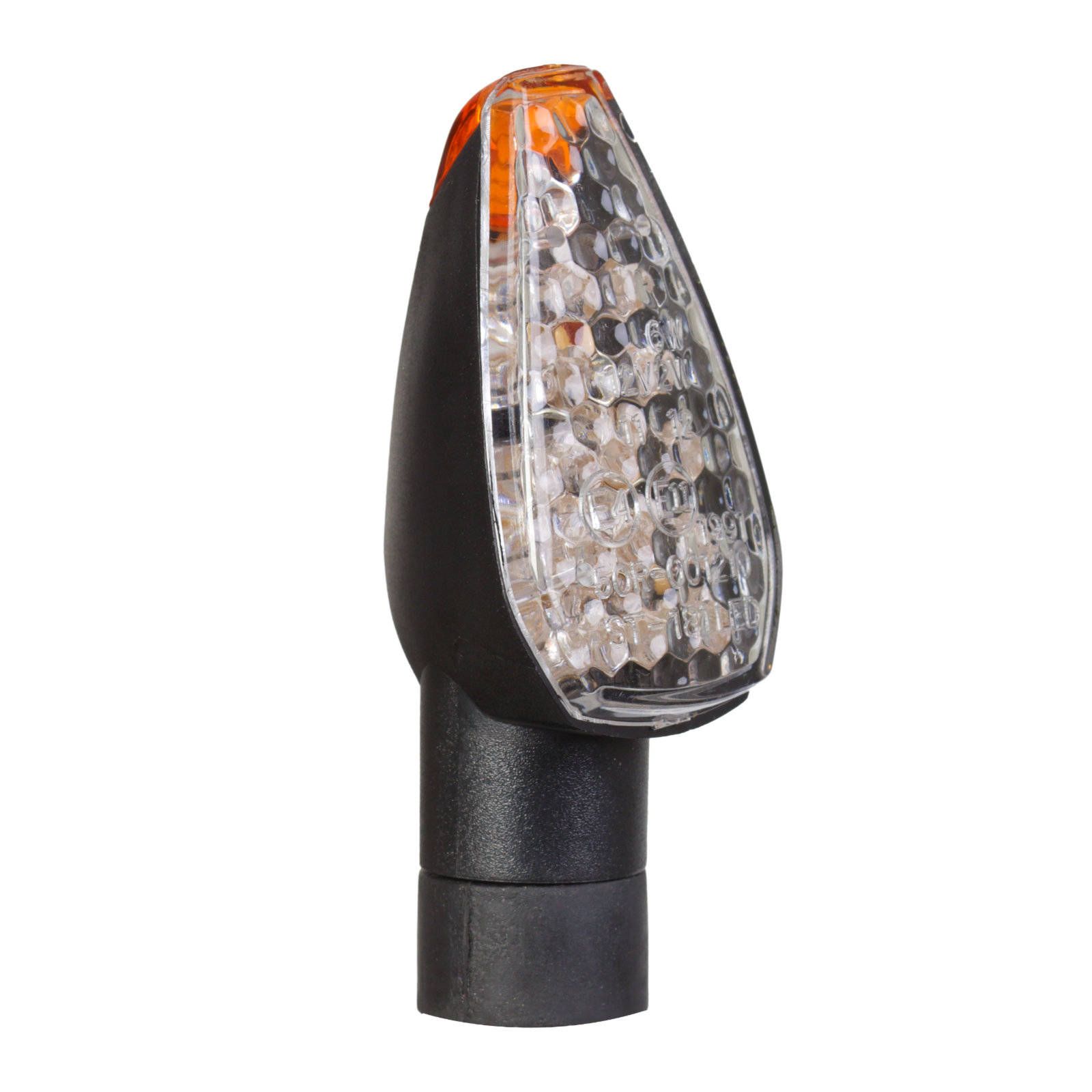 WHITES LED ROADHAWK MK3 FLASHER BLACK - Image 1