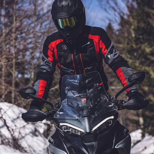 Spidi 4 Season Evo Road Jacket Red/Grey