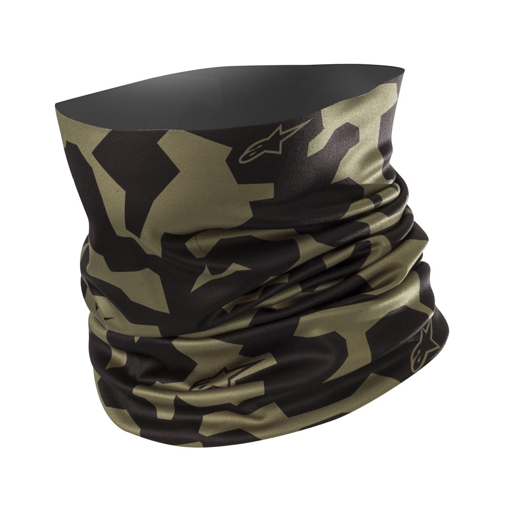 Alpinestars Camo Neck Tube Military Green/Black Camo - One Size